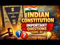 Indian Constitution Important Questions | Class 02 | SSC JE | Previous Year MCQ | Polity 2026