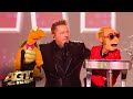 Ventriloquist terry fator brings elton john on stage to compete on agt allstars