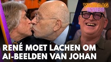 Vandaag Inside-tafel moet lachen om AI-beelden van Johan Derksen en Frans Timmermans