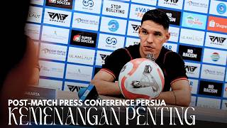 TIGA POIN KRUSIAL DI MAGUWOHARJO! Persija Menang Tipis di Kandang PSBS Biak | Press Conference