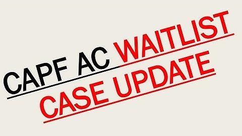 CAPF AC WAITLIST CASE UPDATE || AN APPEAL TO MARK YOUR PRESENCE AT DELHI HIGHCOURT ON 24 JULY ||