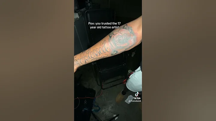 Pov: You trusted the 17 year old tattoo artist