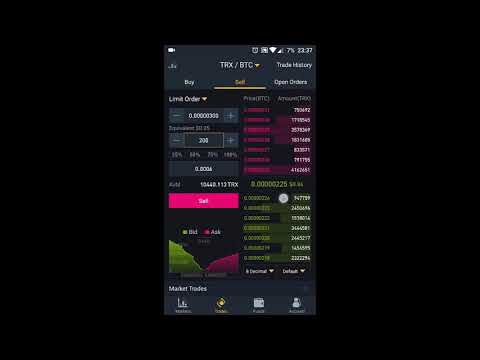 How To Use Binance app To Buy And Sell Bitcoins