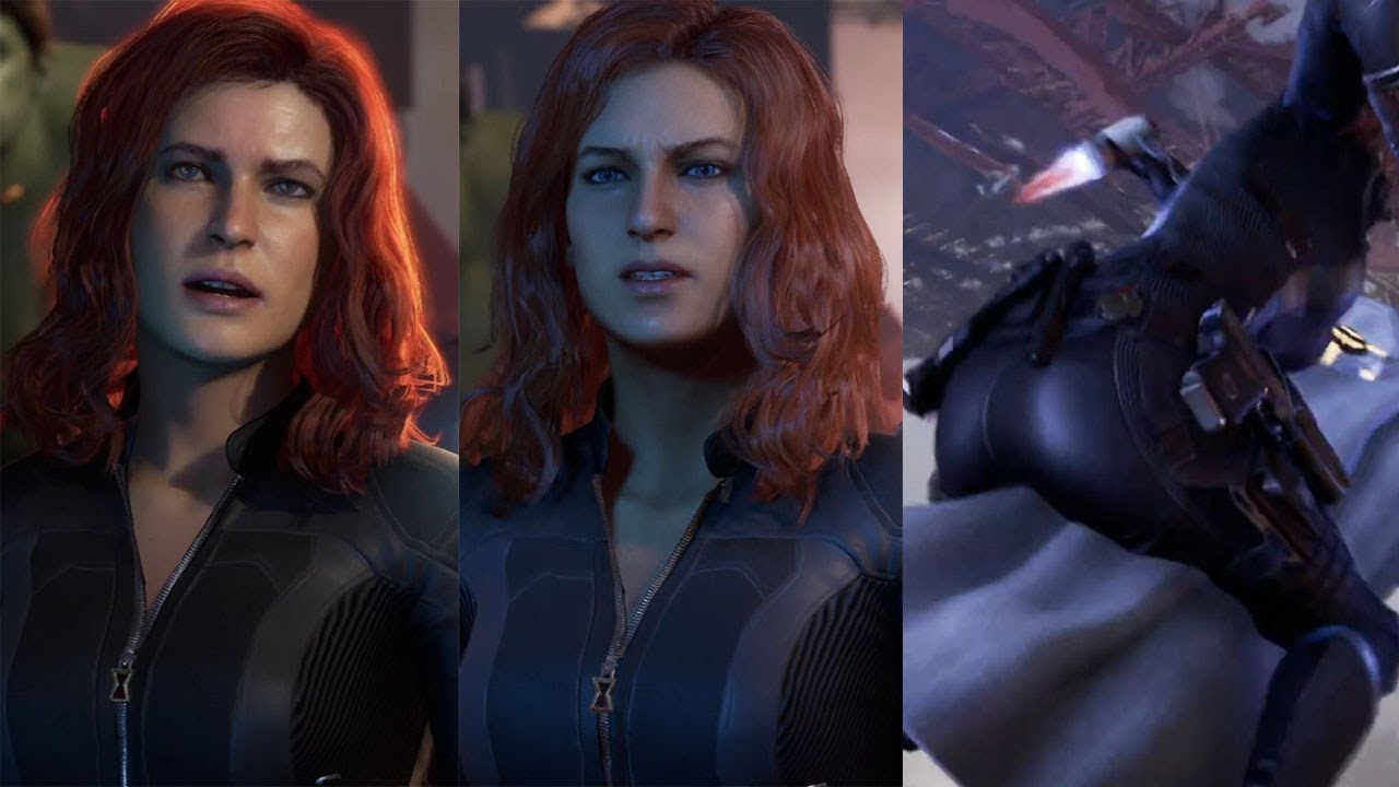 Marvel's Avengers: Black Widow's Face E3 Vs Gamescom & Black Widow...