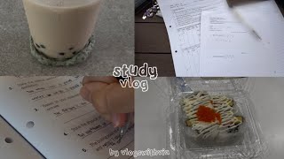 ✉️ ep 1 | study vlog: tons of studying, food, friends, and more .ᐟ ୨ৎ