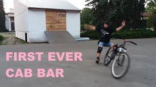 First ever! Half cab barspin