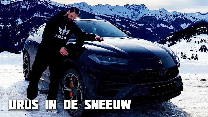MET NIEUWE LAMBORGHINI URUS OP WINTERSPORT🚀