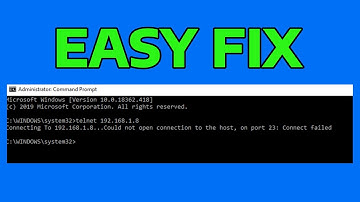 How To Fix Could Not Open Connection to the Host Telnet Error
