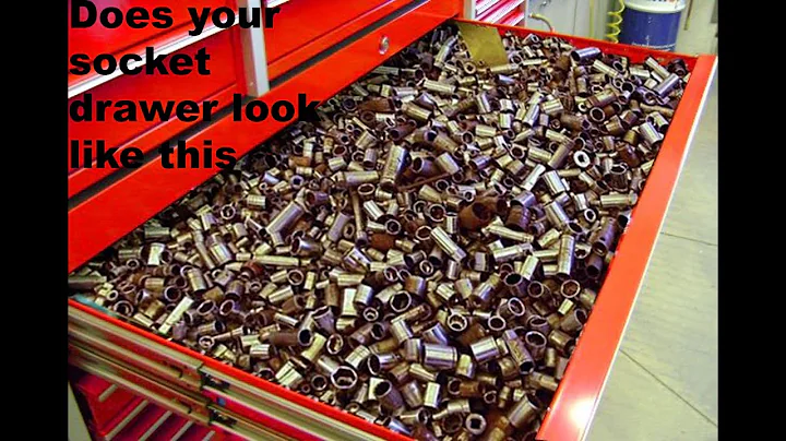 How to organize DISORGANIZED sockets in 2023.  I made the BEST (and simplest) socket organizer ever.