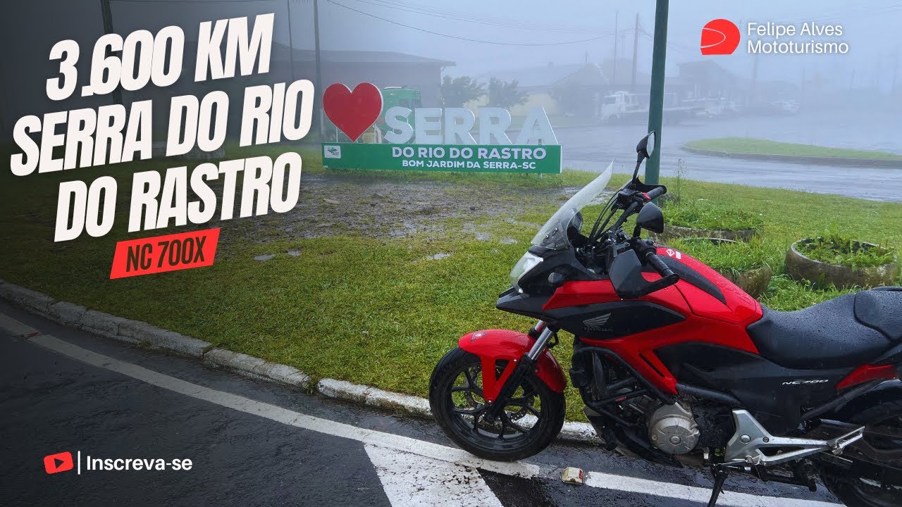 Corvo Branco e Serra Do Rio do Rastro  VIAGEM DE MOTO NC700 #serradocorvobranco #serradoriodorastro