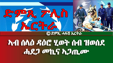 መደብ ህዝብን ፖሊስን፥ ኣብ ሰላዕ ዳዕሮ ሂወት ሰብ ዝወሰደ ሓደጋ መኪና ኣጋጢሙ - Hafash Eritrea/ድምጺ ሓፋሽ ኤርትራ