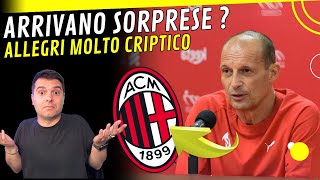 😈 COSA DIAVOLO PREPARA ?🤯 ALLEGRI SUPER CRIPTICO, QUALI NOVITA' ? #acmilan #milannapoli VIDEO 4K