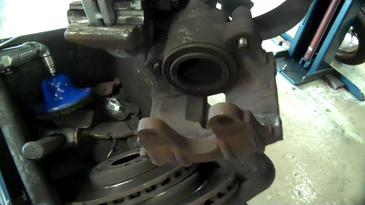 How to Replace Brake Pads on the 19921995 BMW E34 525i YouTube