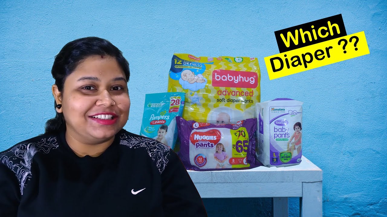 Baby diaper pants review Babyhug Himalaya Huggies Pampers