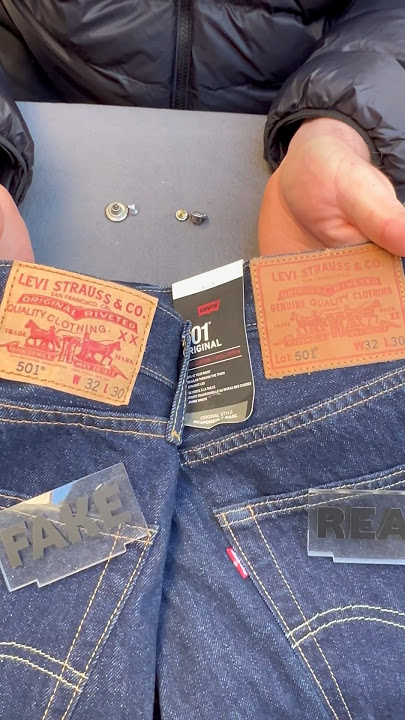 Fake vs Real Levi's 501 Jeans