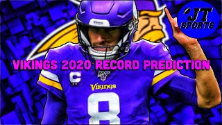 Minnesota Vikings 2020 Record Prediction | 2020-2021 NFL Record Predictions