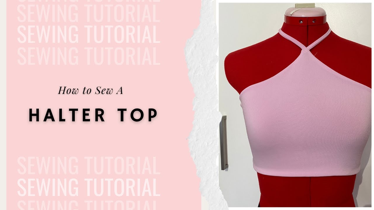 How to sew a crop top + Sewing Pattern