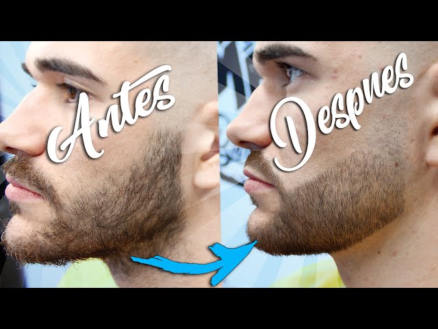 COMO ARREGLARTE Y PERFILARTE LA BARBA CORTA EN CASA (Satisfying) 