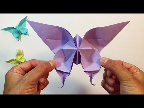 How To Make A Paper Butterfly Origami I Easy Origami Butterfly I Kağıttan Origami Kelebek Yapımı