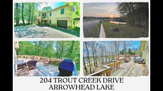 204 Trout Creek Drive, Arrowhead Lakes - Waterfront, Active STR For Sale