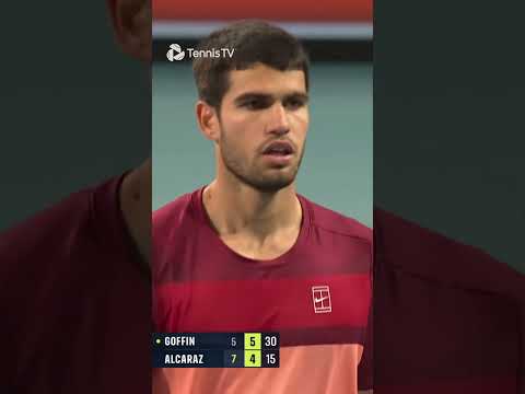 Goffin STUNS Alcaraz