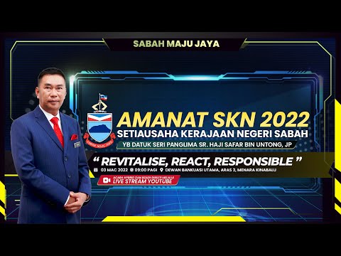 Amanat Setiausaha Kerajaan Negeri Sabah Tahun 2022
