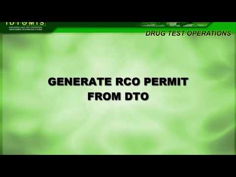 HOW TO RCO WORKS AND HOW RCO TO BE PROCESS