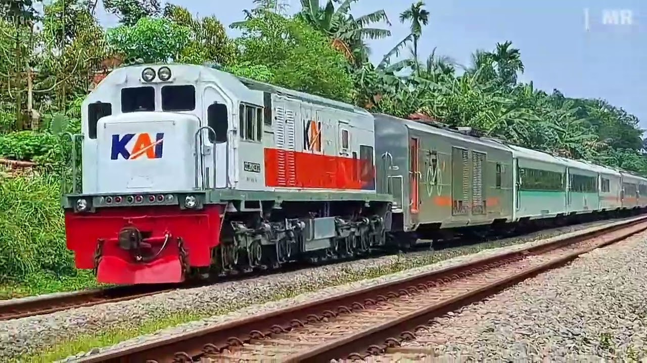 KERETA API PANJANG‼️ HUNTING 33 KERETA API NGEBUT DI PERLINTASAN MENIKUNG