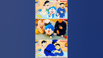 Doraemon Real Life: Nobita, Doraemon, Shizuka, Suneo, Jaian #shorts #doraemon