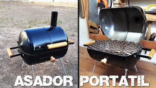 How to make a Mini chulengo, portable grill with a carafe of Freon