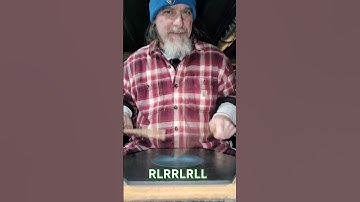 Drum Rudiments ⚡🥁⚡ Paradiddle 16th Notes to 16th note triplets, #drums, #80bpm