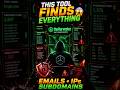 This Tool Pull Emails &amp; Subdomains