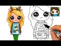 How to Draw a Cute Girl in Christmas Ugly Sweater