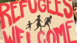 Dueling Immigration Protests in Houston