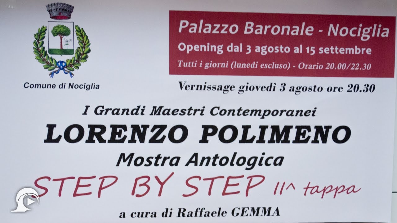 Lorenzo Polimeno a Nociglia con la mostra Step by Step | InOnda WebTv