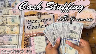 Cash Envelope Stuffing Paycheck #2 for January | Business Income | 21 year old college student