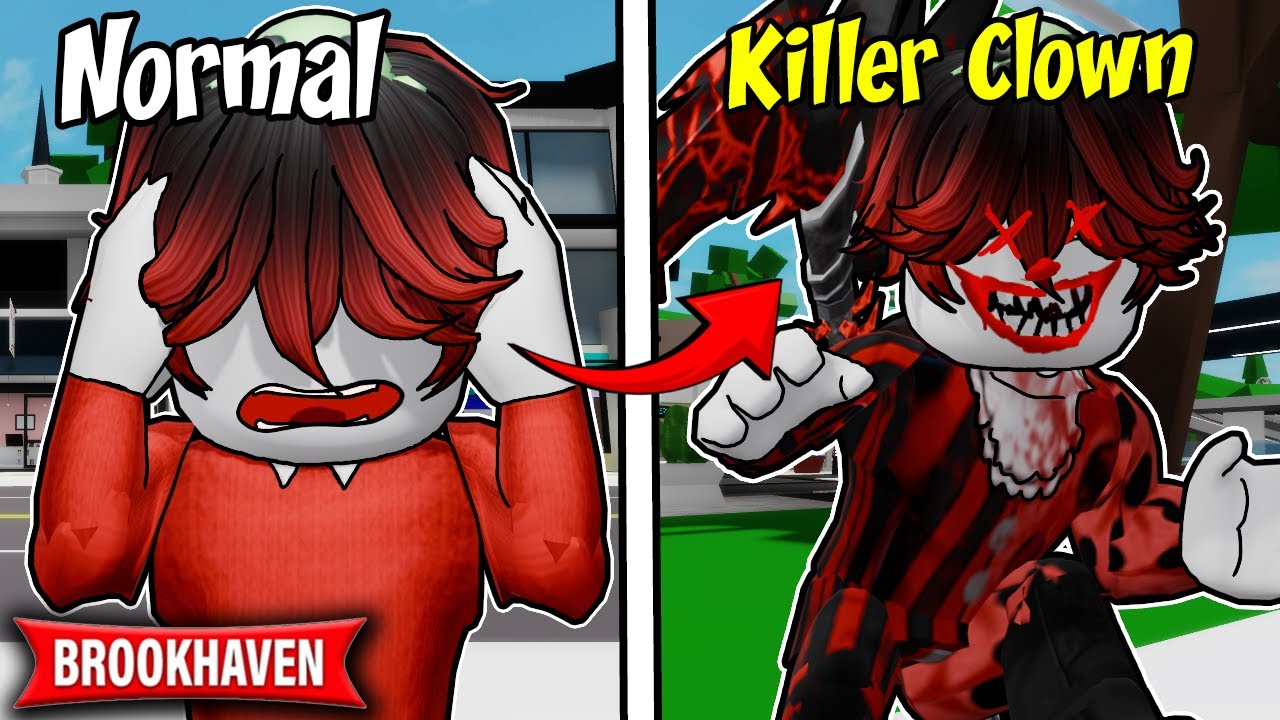 Became a Killer Clown in Brookhaven (Roleplay)