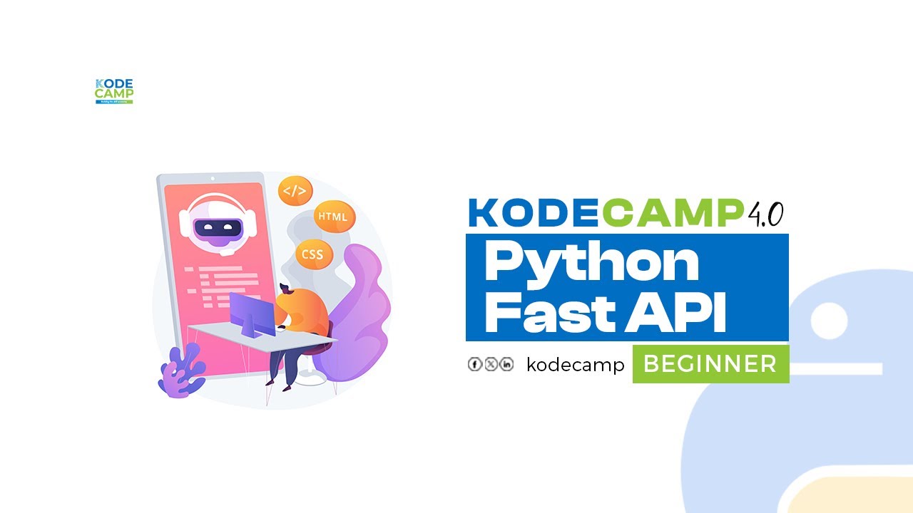 KodeCamp 4.0 Beginner Python fast API Class 17 - YouTube