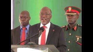 HOTUBA YA RAIS DKT. JOHN POMBEMAGUFULI,SIKU YA SHERIA DUNIANI,FEBRUARY 4,2016