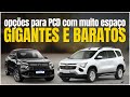 GIGANTES E BARATOS: OS MELHORES CARROS PCD ESPAÇOSOS!