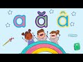 Làm Quen Với Nhóm Chữ A ă â Tiếng Việt Mẫu Giáo OLM VN
