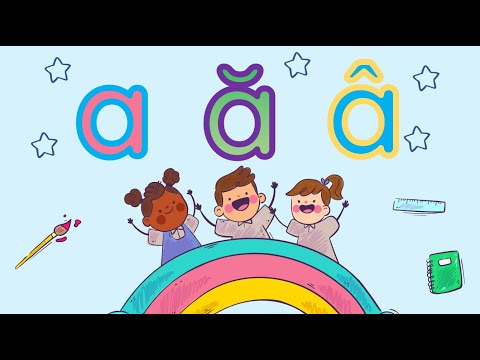 Làm Quen Với Nhóm Chữ A ă â Tiếng Việt Mẫu Giáo OLM VN 