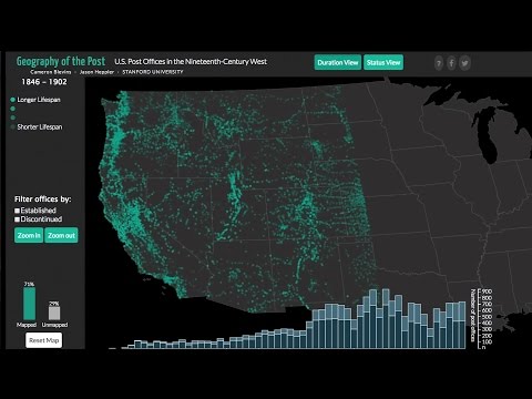 Humanities + Digital Tools: Geography of the Post