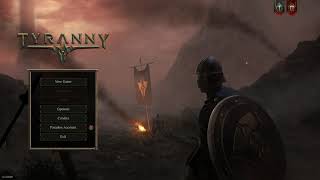 Tyranny Main Menu