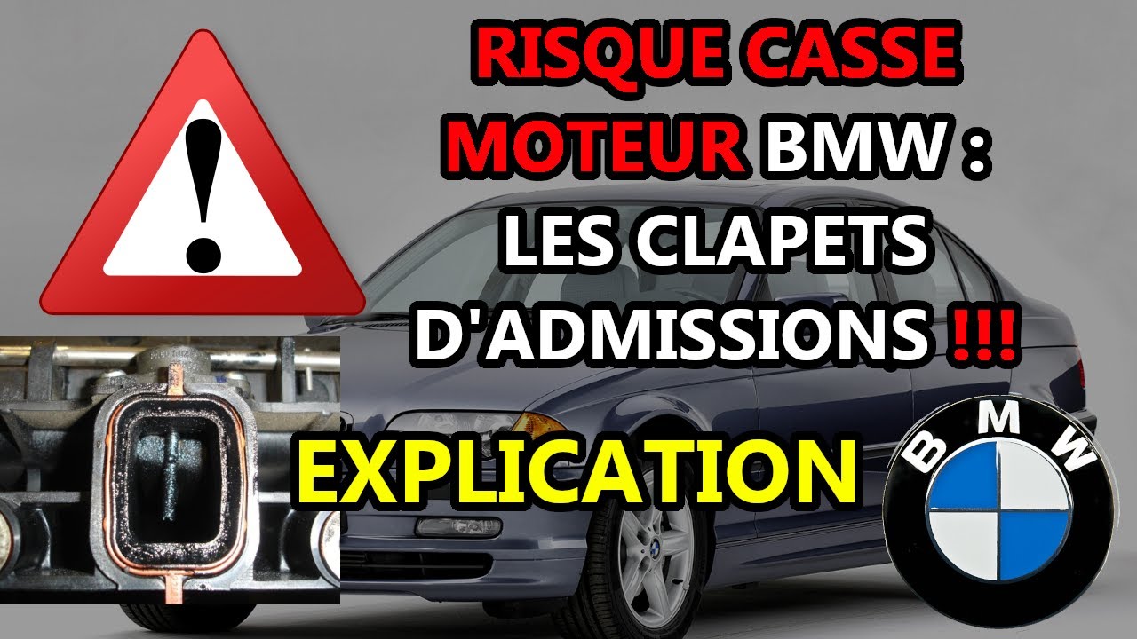 Suppression des clapets d'admission BMW 4 et 6 cylindre 