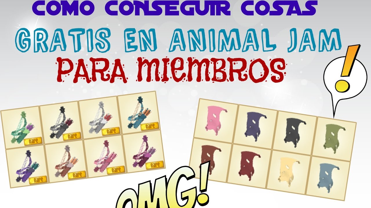 TRUCO PARA CONSEGUIR COSAS GRATIS EN ANIMAL JAM ( SOLO PARA MIEMBROS :C) -  YouTube