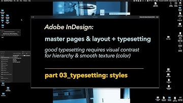Layout & Typesetting in InDesign part 03