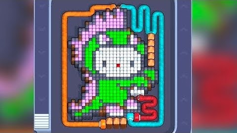 Pixel flow level 165 Walkthrough Solution 