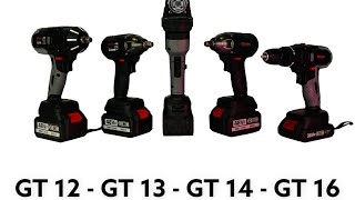 GTOOLS Mesin Bor Tangan Listrik Palu Besi Tembok Beton Kayu 13mm GT16 - GTOLS GT16 SETT