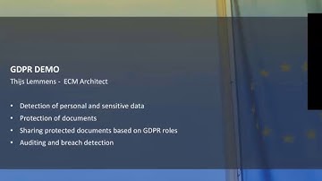 How to secure your documents under GDPR -  DEMO